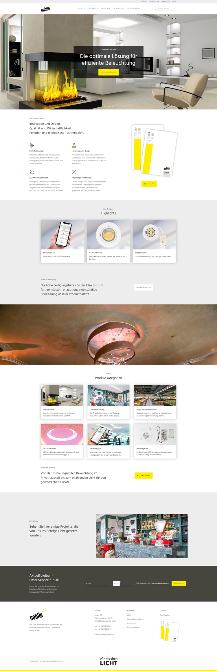 Webdesign nobilé AG