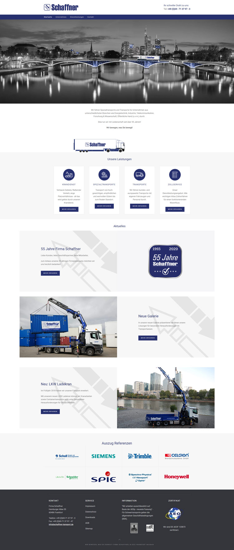 Webdesign Firma Schaffner