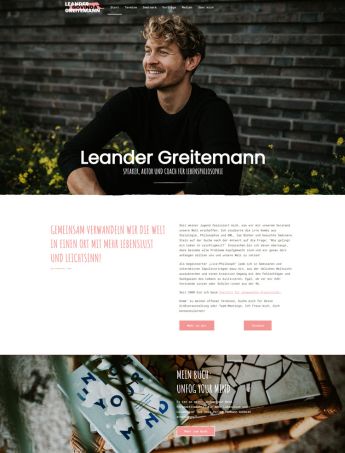 Webseite von Leander Greitemann