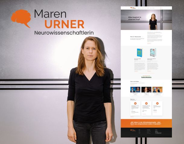 Webdesign für Top-Speakerin Maren Urner